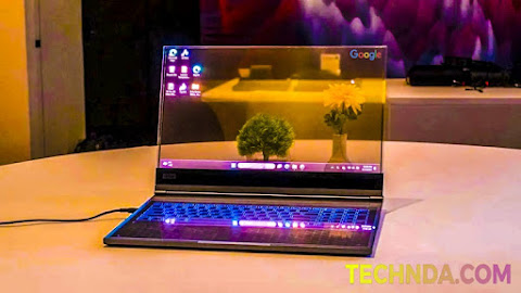 Lenovo Think Book Transparent Display Laptop Concept: Above you can see, Lenovo transparent display laptop