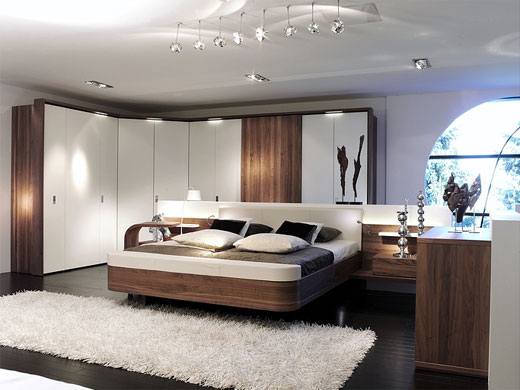 Modern interior decoration bedroom contemporary style luxury bed-2