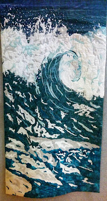 Creates Sew Slow: Creative Construction 2017 - Breaking Waves by Dianne Southey