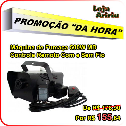 OFERTA! Máquina de Fumaça 500W Controle Com e Sem Fio