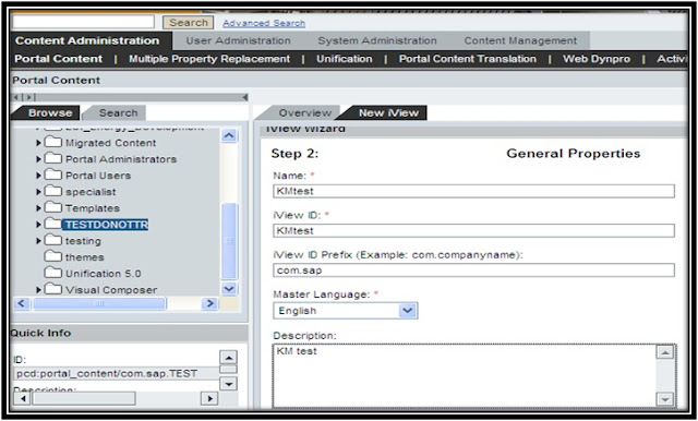 How to Create a KM Document Iview in SAP EP onlysapep.blogspot.in only sap ep  blogspot 