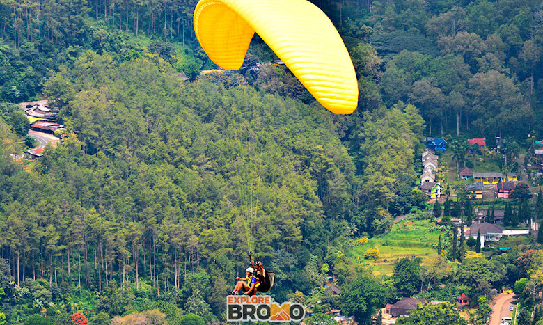 terbang diatas kota wisata batu