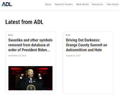 Screenshot of the ADL announcement