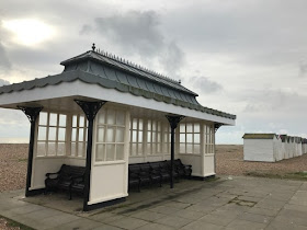 February walk along Goring Beach, West Sussex