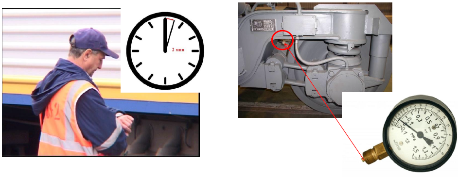 Полная проба тормозов поезда. Манометры тормозной магистрали РЖД. Манометры тормозной магистрали тепловоза. Манометр давления на электровозе по 0.5. Давление в тормозной магистрали грузового поезда.
