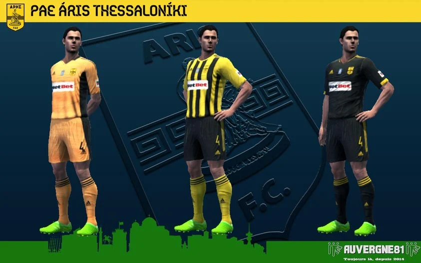 Kits Aris 2021-2022 For PES 2013