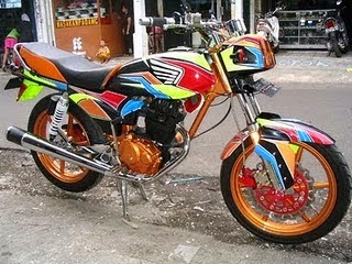 Galeri gambar foto modifikasi honda gl max keren terbaru 2019