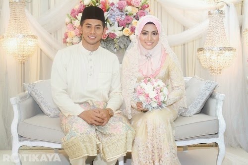 Gambar pertunangan Fizo Omar dan Mawar Abdul Karim 