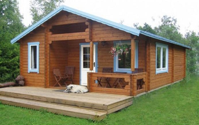 Modelos de casas pré-fabricadas de madeira