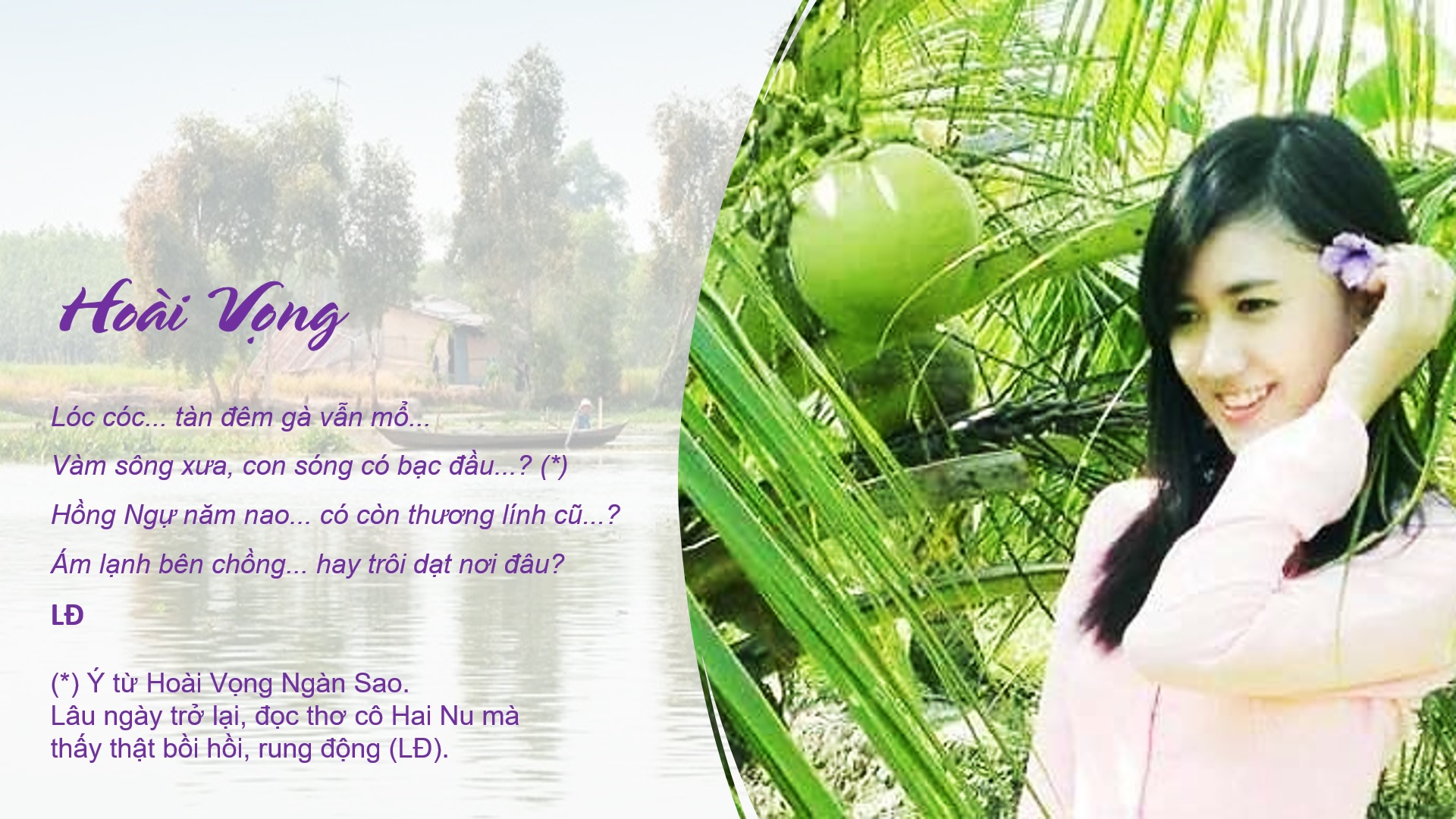 Hoài Vọng - Thơ LĐ