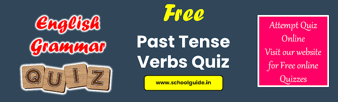 Past Tense Verbs Quiz