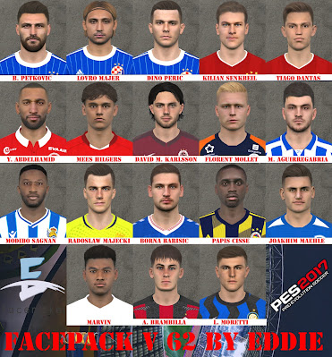 PES 2017 Facepack v62 by Eddie