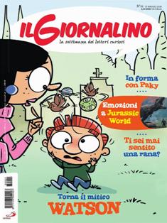 Il Giornalino. La settimana dei lettori curiosi 2018-21 - 27 Ottobre 2018 | ISSN 1123-0541 | TRUE PDF | Settimanale | Fumetti Classici | Attualità | Società | Ragazzi
Il Giornaliino è una storica rivista italiana di ispirazione cattolica pubblicata a periodicità settimanale, che contiene fumetti e rubriche di vario genere.
Il Giornaliino è una rivista adatta ai bambini di età compresa tra i 6 e i 20 anni anche se sono molti gli adulti che, leggendo la rivista da ragazzi continuano a leggerla rendendone testimonianza nelle lettere inviate alla rivista.