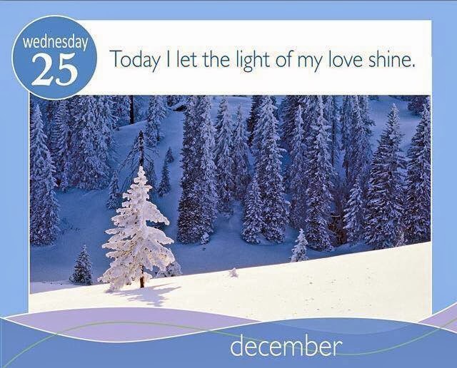 Affirmation for today ~ December 25, Wednesday ♥