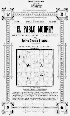 Portada del nº 1 de la revista El Pablo Morphy