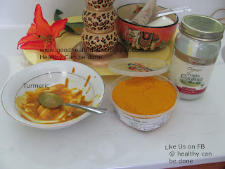 Turmeric coconut oil face mask