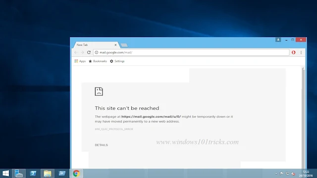 How to fix ERR_QUIC_PROTOCOL_ERROR on Google Chrome
