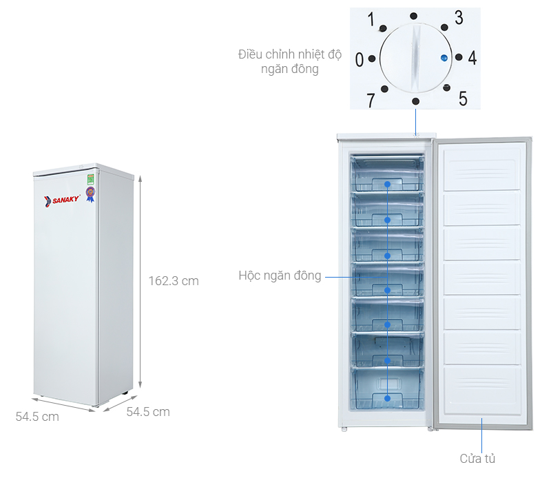 Tủ Đông Sanaky 230 lít VH-230HY