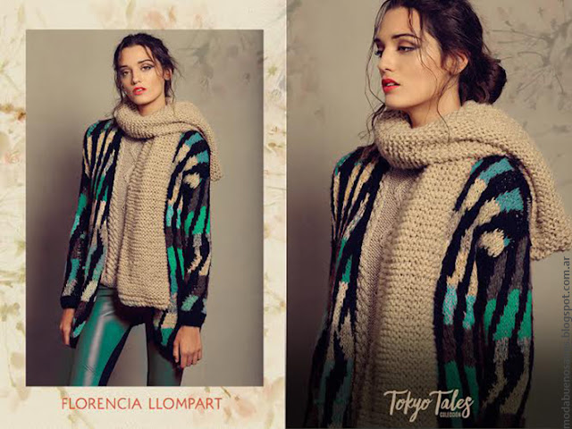 Florencia Llompart tejidos artesanales moda invierno 2016.