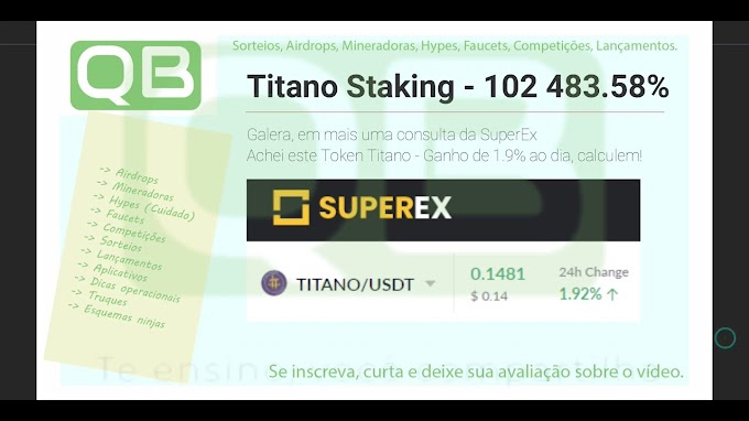 CanalQb - Swap - Titano - APY - 102.483,58% - BSC - Token Titano