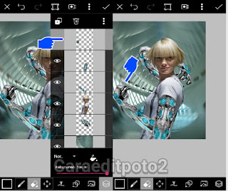  Pada kesempatan kali ini aku admin rumah edit foto akan menawarkan sebuah tutorial edit  Cara Edit Foto Picsart Sci - Fi Body Effect Character