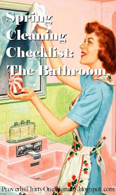 Spring Cleaning the Bathroom