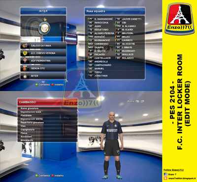 PES 2014 F.C. INTER LOCKER ROOM PES 2014 F.C. INTER LOCKER ROOM
