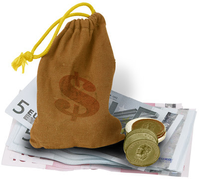 Drawsting money bag. Image from http://www.fengshuilogy.com/?p=46