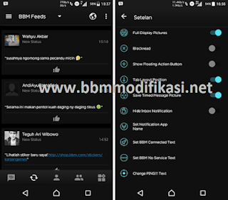 BBM Mod Full Black v3.2.2.8 APK + (Dual BBM) Final Update
