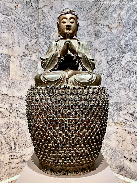 "Vairocana Buddha" de China en el Museo de Bellas Artes de Stanford