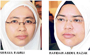 Suraya, Rafidah wanita pertama dilantik Hakim Syarie
