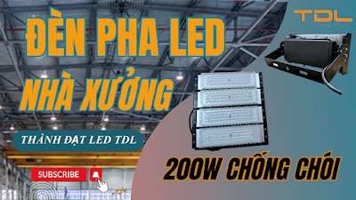 Đèn LED module nhà xưởng 200w chống chói