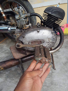 Dijual mesin dkw humel 50cc pengapian 