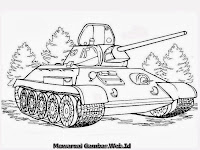 Mewarnai Gambar Mobil Tank Leopard Jerman