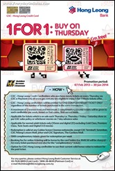 GSC Hong Leong Bank Buy 1 FREE 1 Movie Promotion 2013 Branded Shopping Save Money EverydayOnSales
