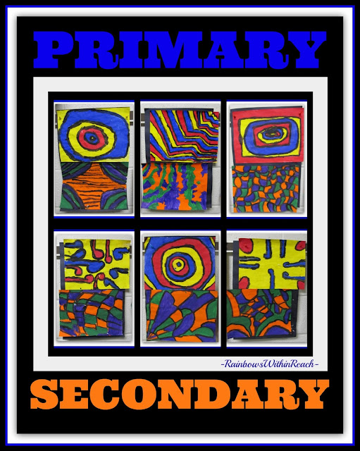 photo of: Primary + Secondary Colors in First Grade at RainbowsWithinReach