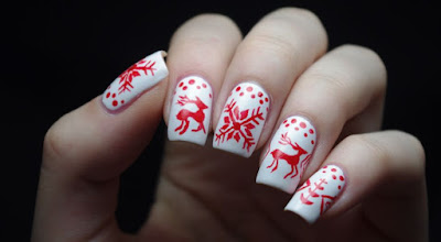 Christmas Reindeers Nails ideas