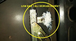 Cara memperbaiki dudukan kaca pintu mobil lepas atau rusak.