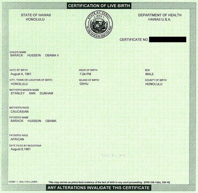 Obama Birth Certificate birth certificate obama. Obama Birth Certificate