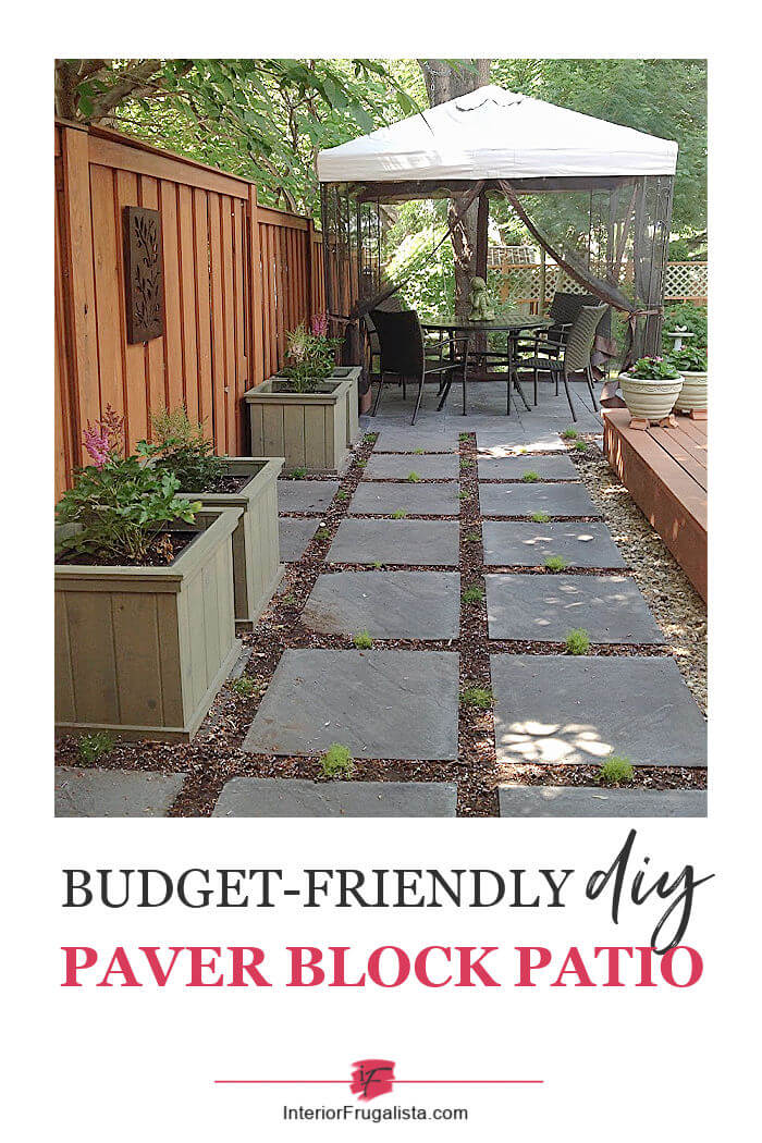 Money-saving tips for building a budget-friendly DIY Paver Block Patio to expand your outdoor living space. #diypatioideasonabudget #diypatio #backyardideas #patiopaversonabudget