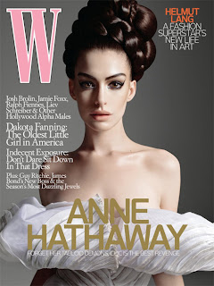 Anne Hathaway Beautiful in W Magazine