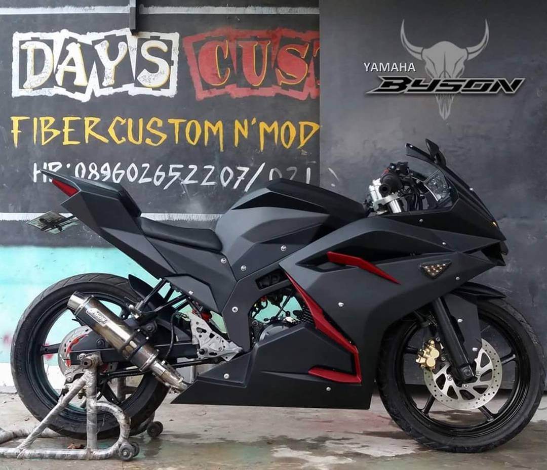 Modifikasi Yamaha Byson Ala All New Honda CBR250RR Custome