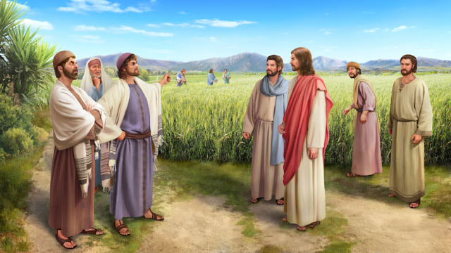 全能神教會圖片：法利赛人指责主耶稣不守安息日