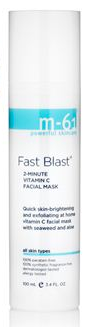 M-61, M-61 Skincare, M-61 Skincare mask, M-61 Skincare Fast Blast 2-Minute Vitamin C Facial Mask, mask, masque, skin, skincare, skin care, BlueMercury