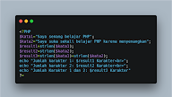 Menghitung Jumlah String dengan PHP