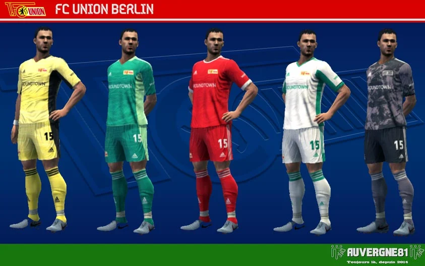 Kits FC Union Berlin 2021-2022 For PES 2013