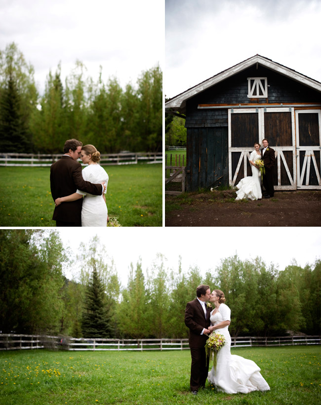 wedding with a barn