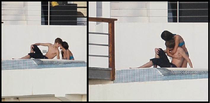 Justin Bieber Yacht Pictures. selena gomez and justin bieber on yacht. Justin and Selena cuddled and