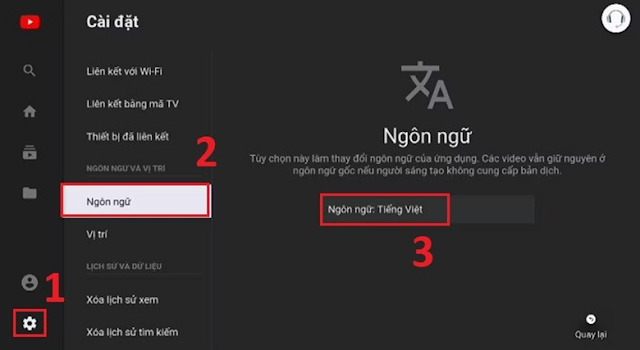 Lỗi tìm kiếm giọng nói trên tivi Samsung do không nhận giọng nói tiếng Việt trên Youtube