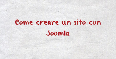 Come creare un sito con Joomla